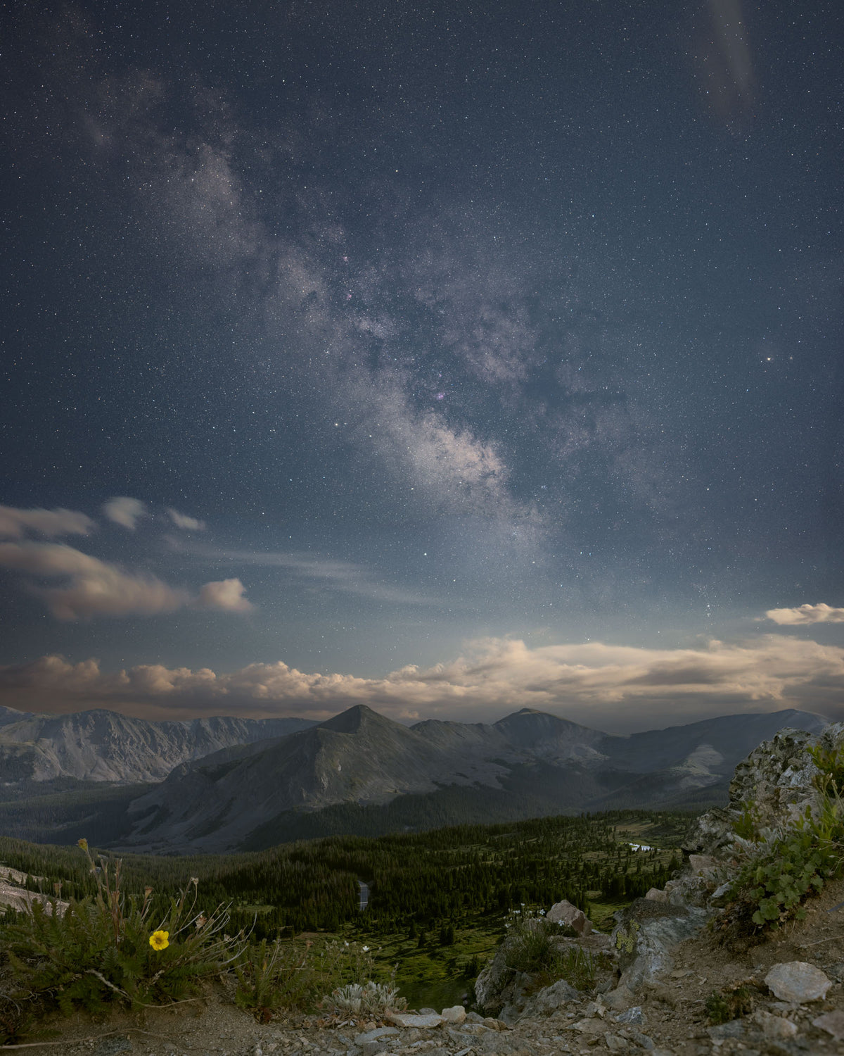 Milky Way from Cottonwood Pass: Fine Art Landscape Photography