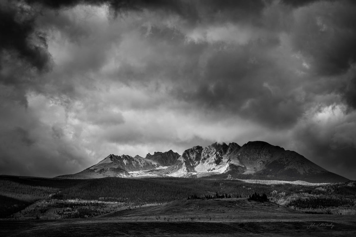 Approaching Storm over the Gore Range: Fine Art Landscape Photography