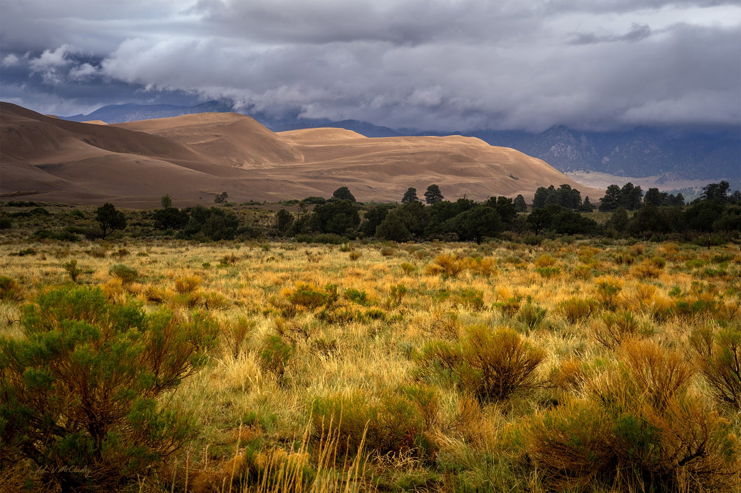Storm Clouds at Great Sand Dunes National Park: Fine Art Landscape Photography