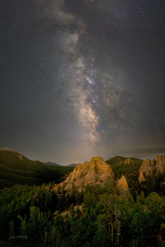 Milky Way over the Crags