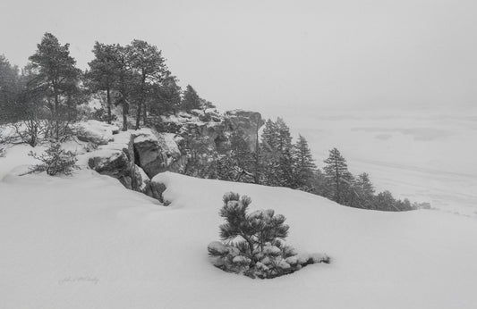 Snow at Spruce Mountain