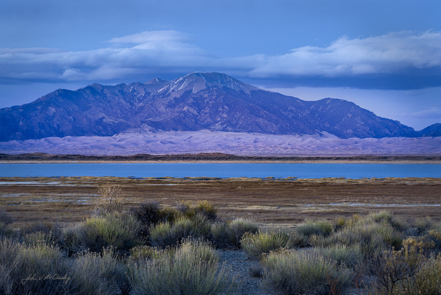 Dusk at the Sand Dunes