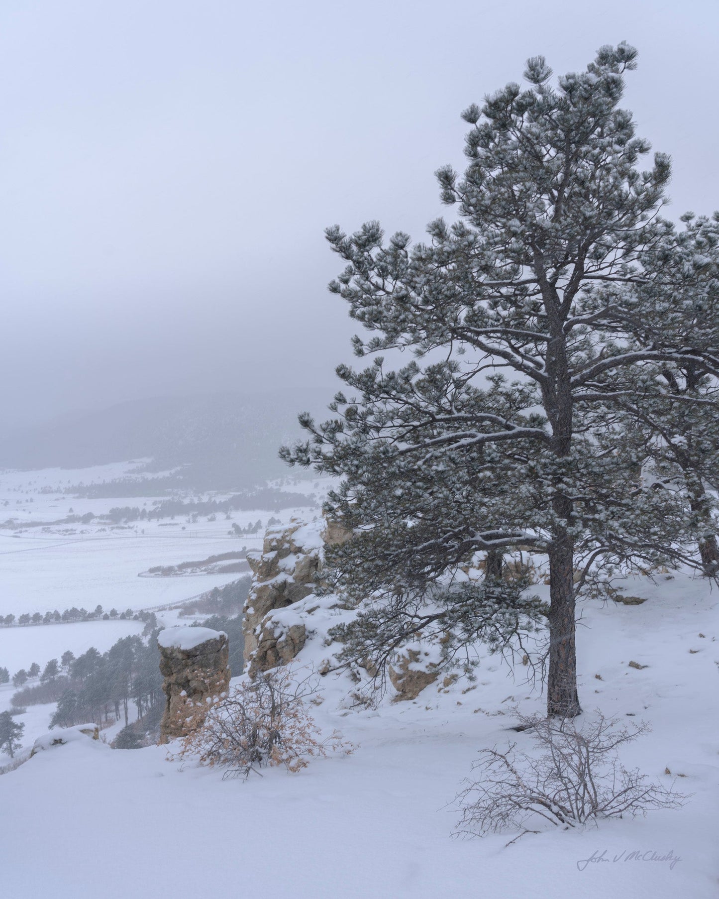 Snow at Spruce Mountain II