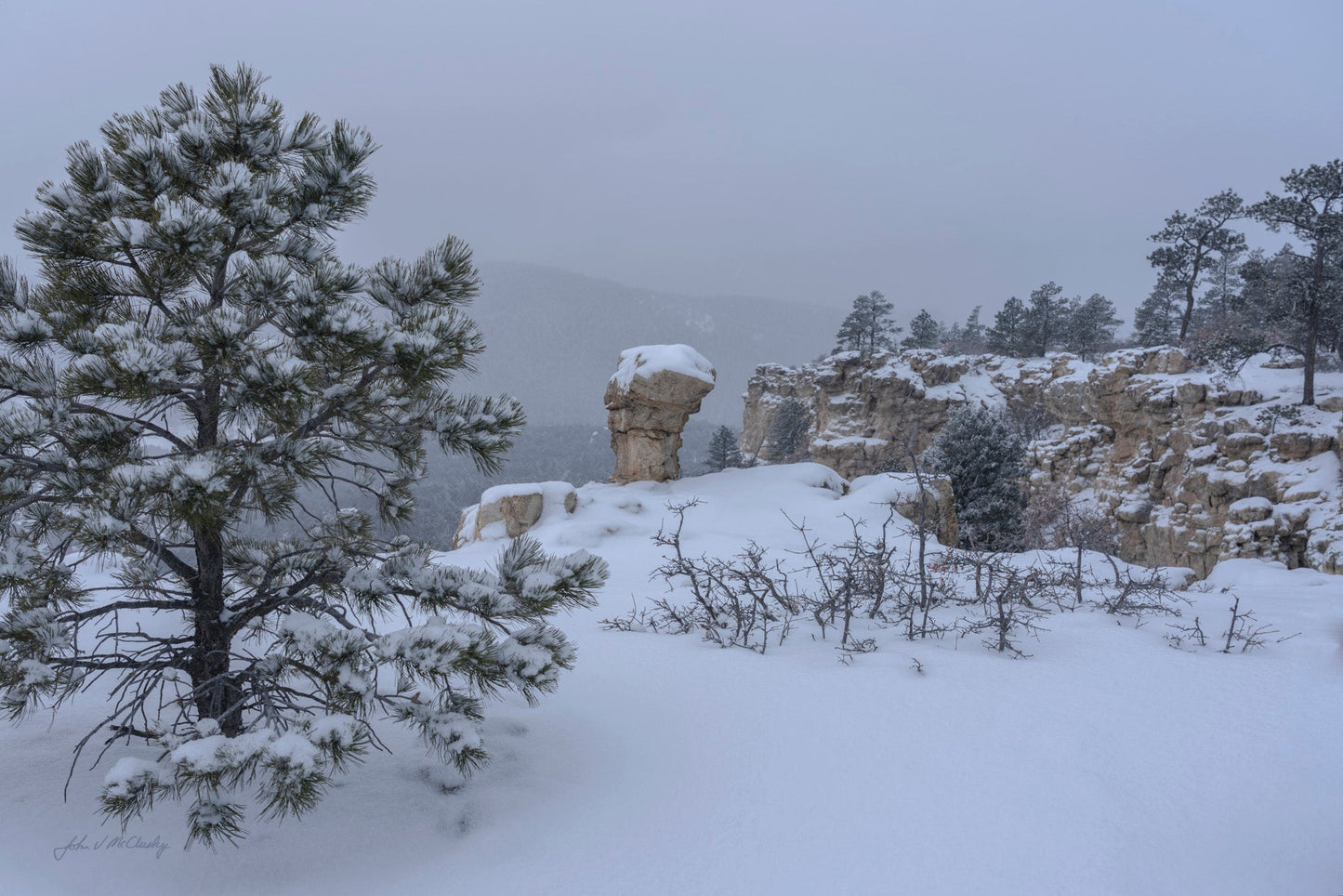 Snow at Spruce Mountain III