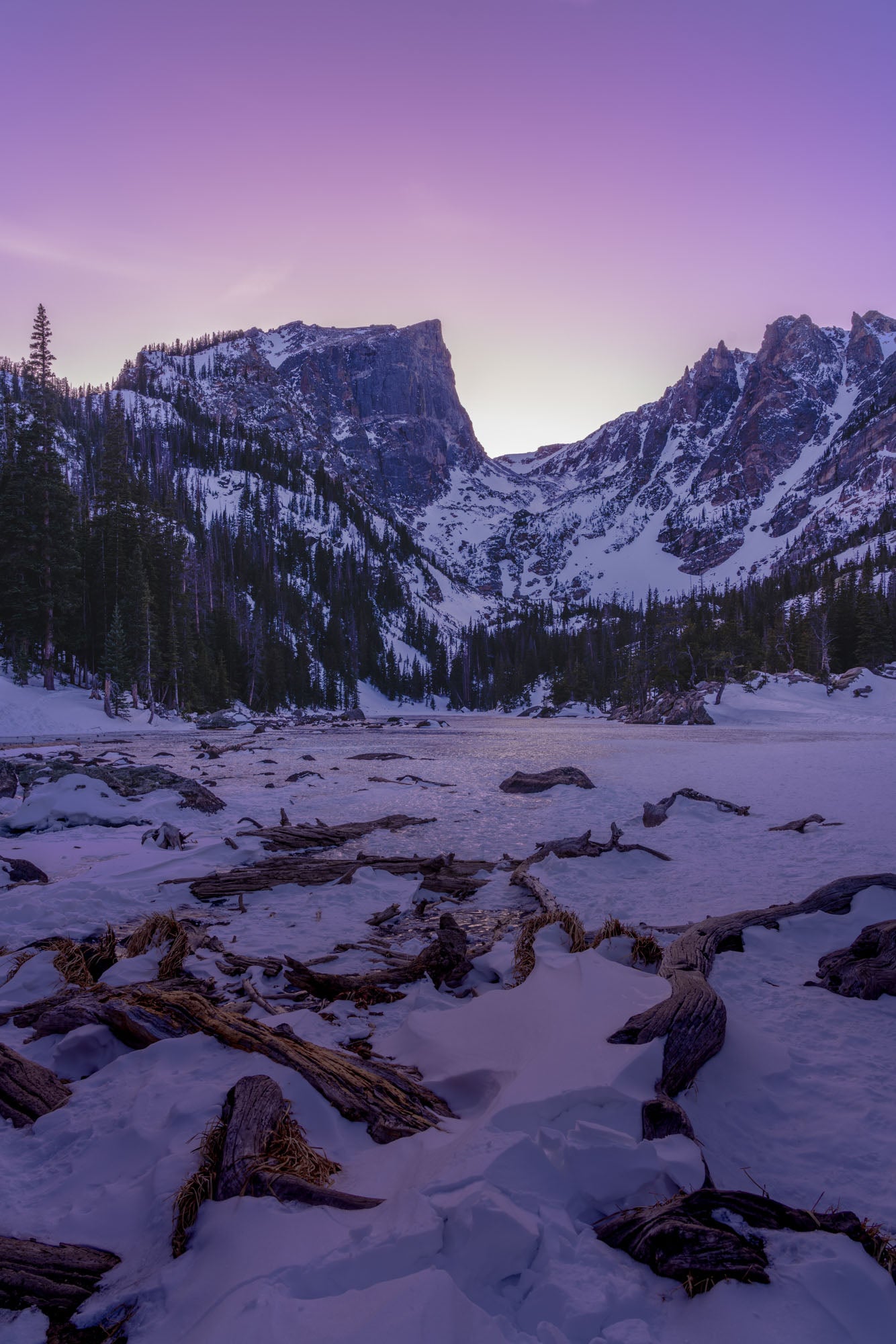 Dreamy Dusk at Dream Lake