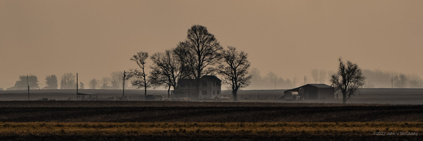 Breaking Fog on the Plains: Fine Art Landscape Photography