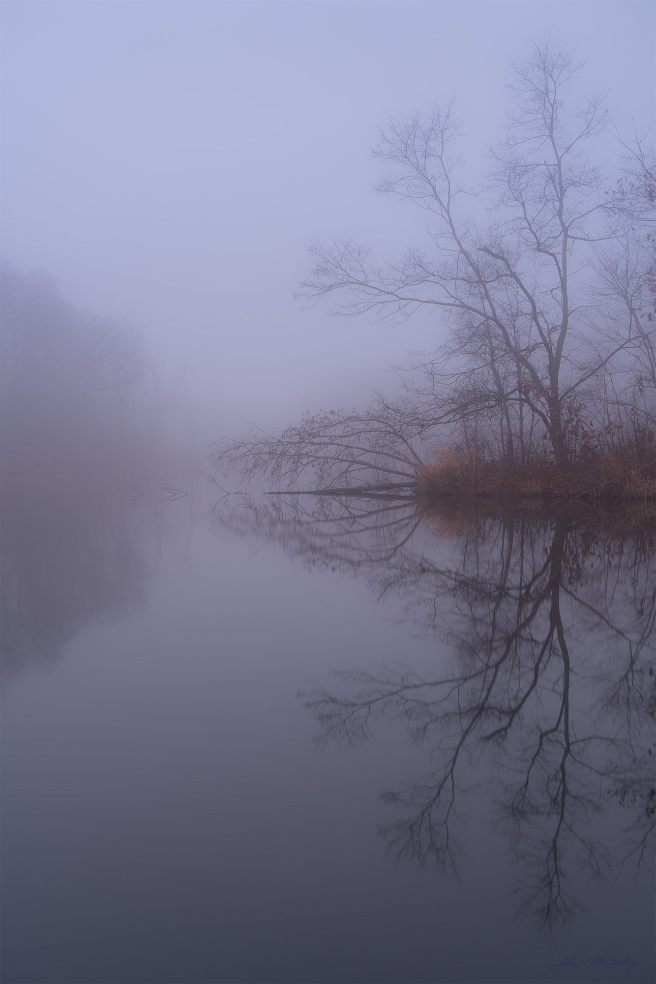 Drake Lake: Fog at Dawn: Fine Art Nature Photography
